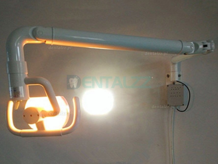 50W ścienna lampa dentystyczna medyczna doustna lampa halogenowa z ramieniem bezcieniowe zimne światło